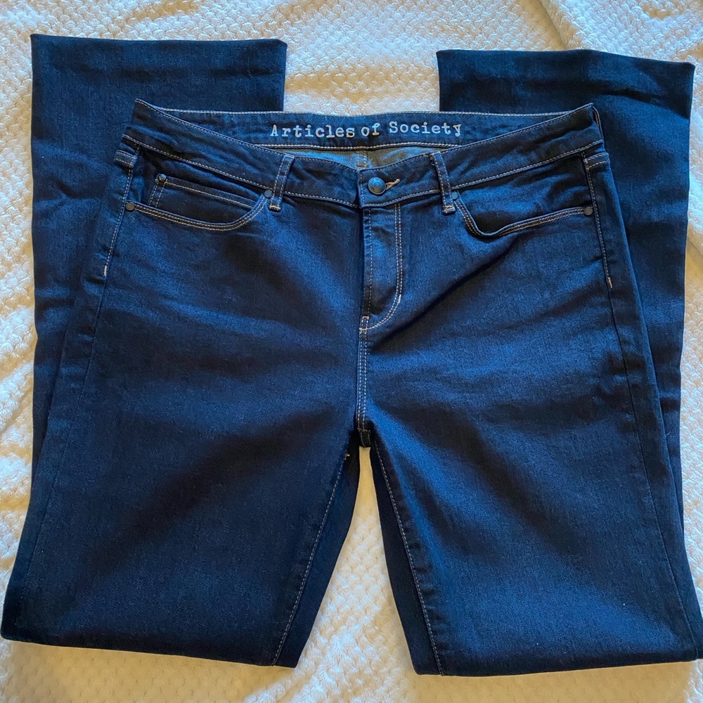 Article of Society Hemmed Flare Jean Sz 32